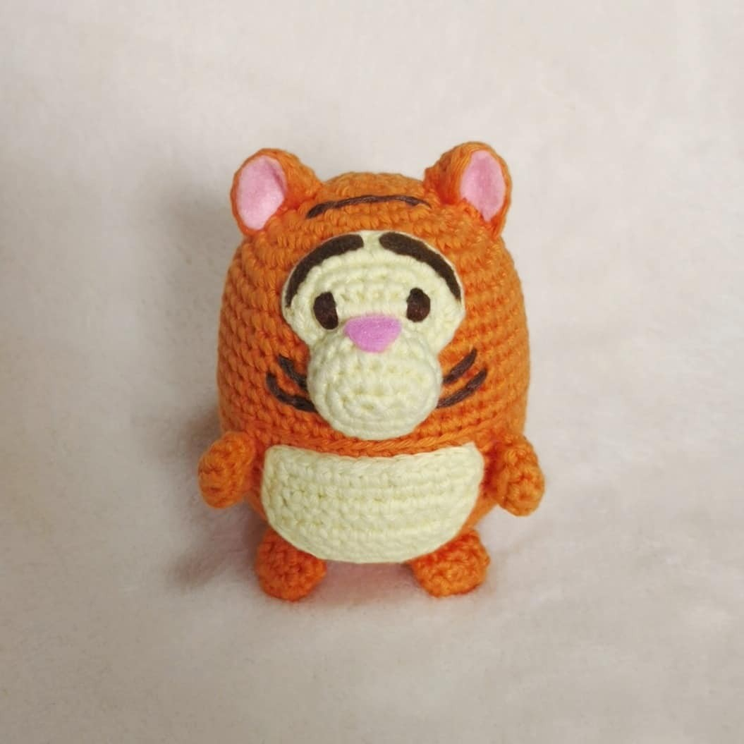 Crochet Tigger Hat Pattern Free Amigurumi Crochet Tigger Ufufy Design Craft Handmade Craft On