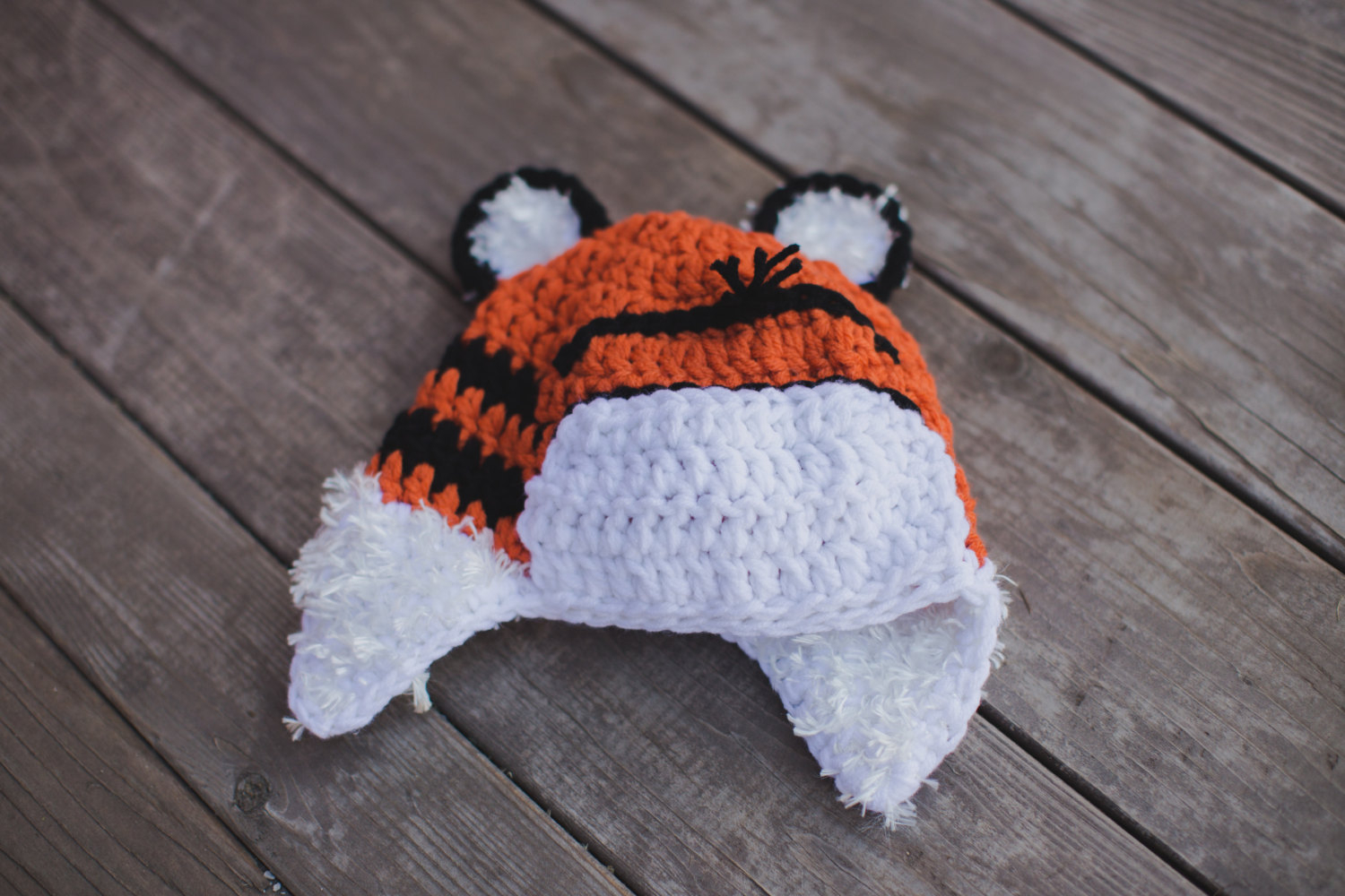 Crochet Tigger Hat Pattern Free Crochet Pattern Hobbes Tiger Tigger Hat Instant Digital Etsy