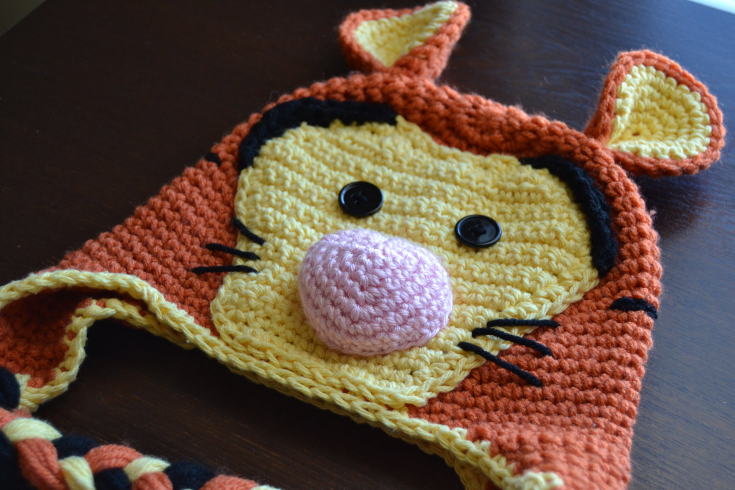 Crochet Tigger Hat Pattern Free Crochet Tiger Hat Etsy