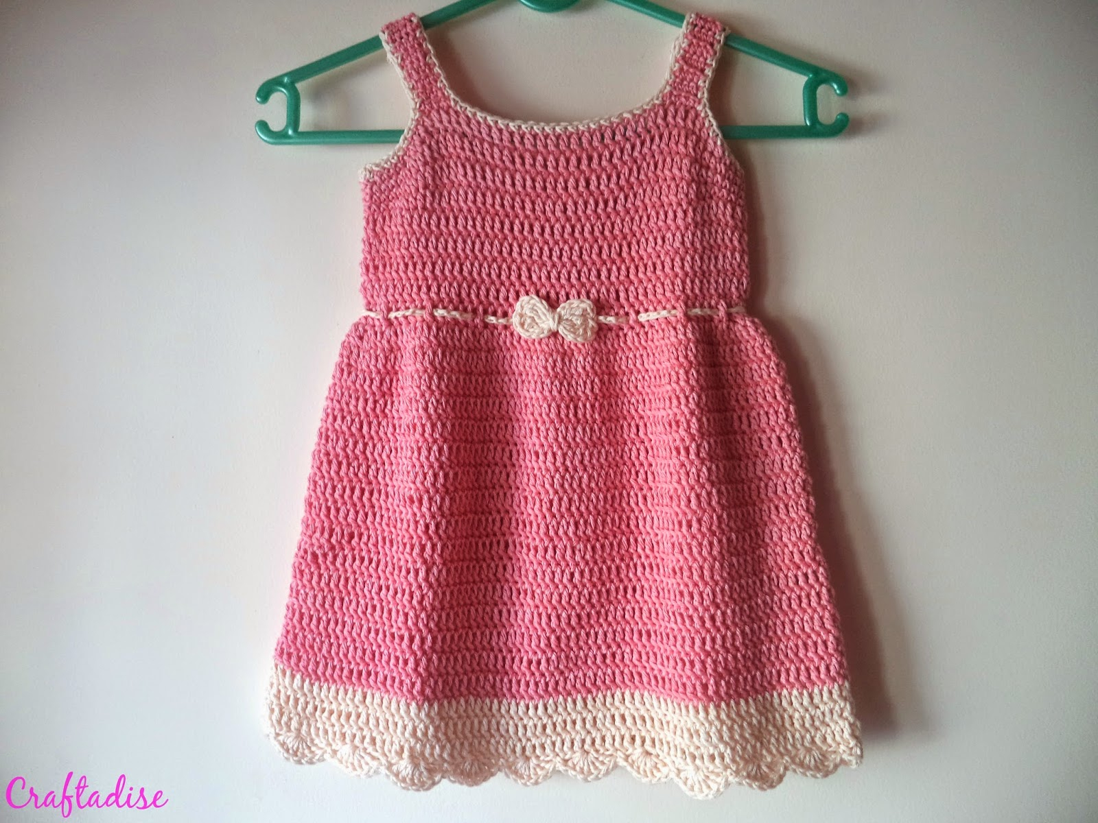 Crochet Toddler Dress Pattern Made In Craftadise Top Art Crafts Home Decor Blog In India