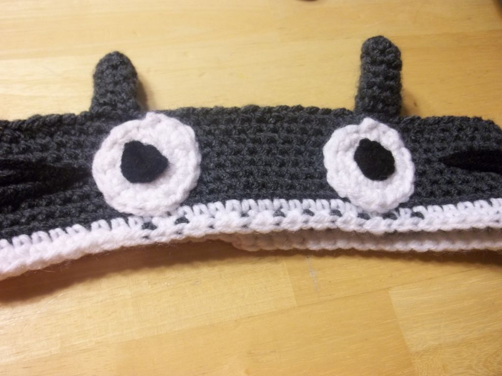 Crochet Totoro Hat Pattern Easy Crocheted Totoro Headband 8 Steps With Pictures