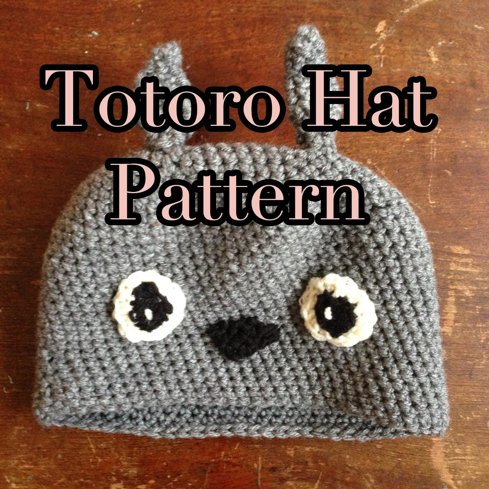 Crochet Totoro Hat Pattern Kitty Adventures Crochet Totoro Hat