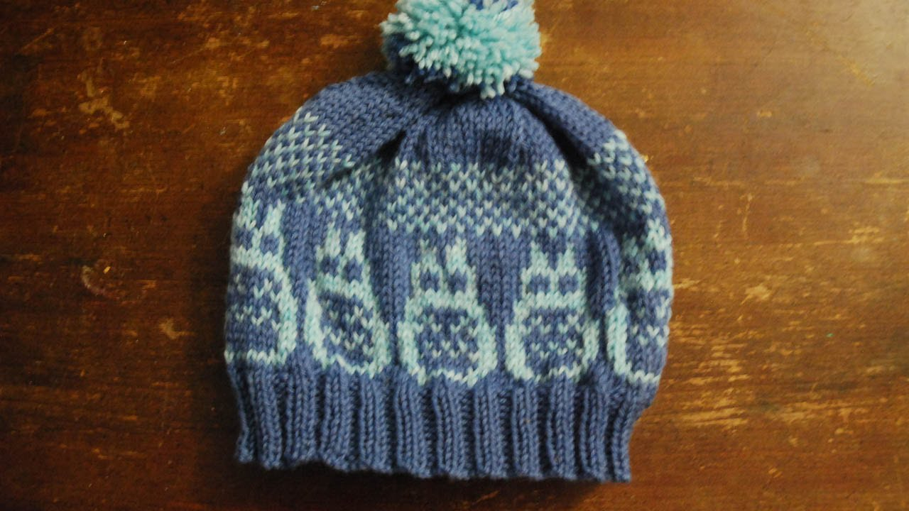 Crochet Totoro Hat Pattern Knit Totoro Hat Tutorial Youtube