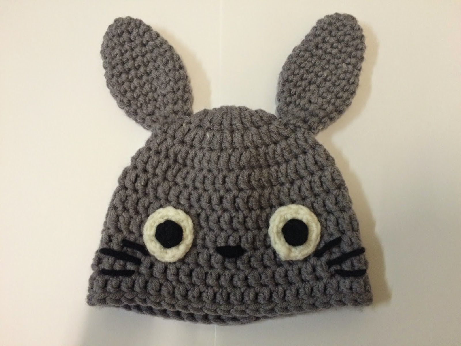 Crochet Totoro Hat Pattern Pin Asia S On Knit And Crochet Crochet Crochet Patterns