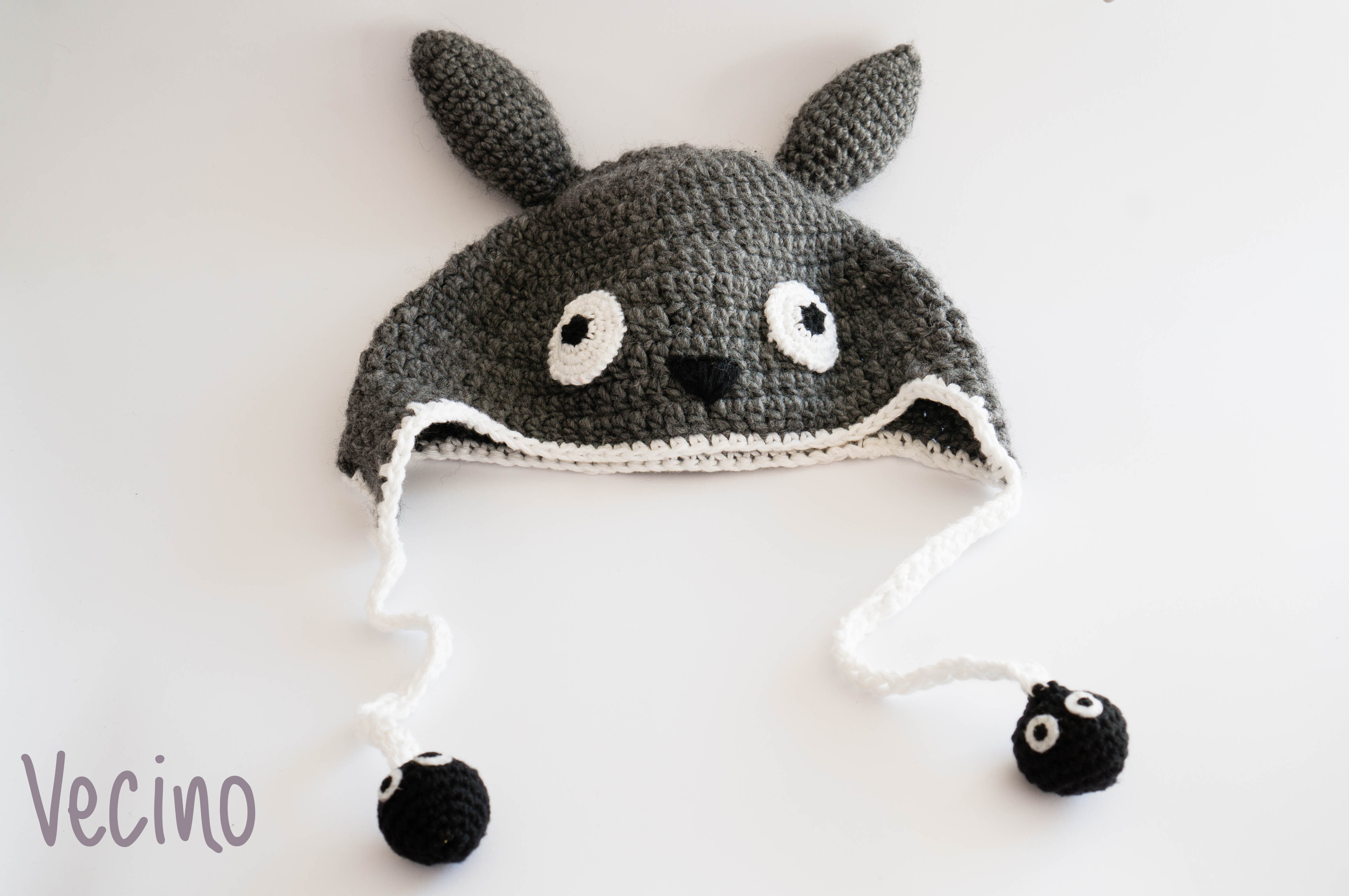 Crochet Totoro Hat Pattern Totoro Crochet Hat El Taller De Aracne Online Store Powered