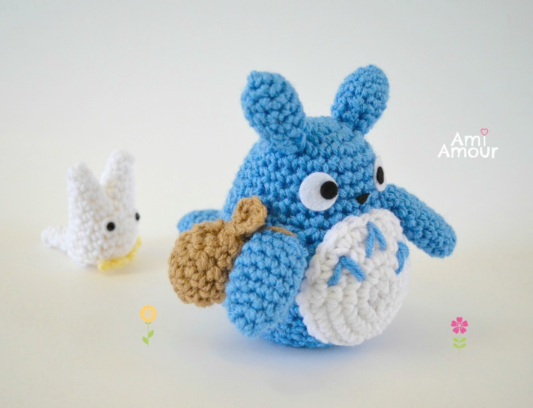 Crochet Totoro Hat Pattern Totoro Crochet Pattern Ami Amour