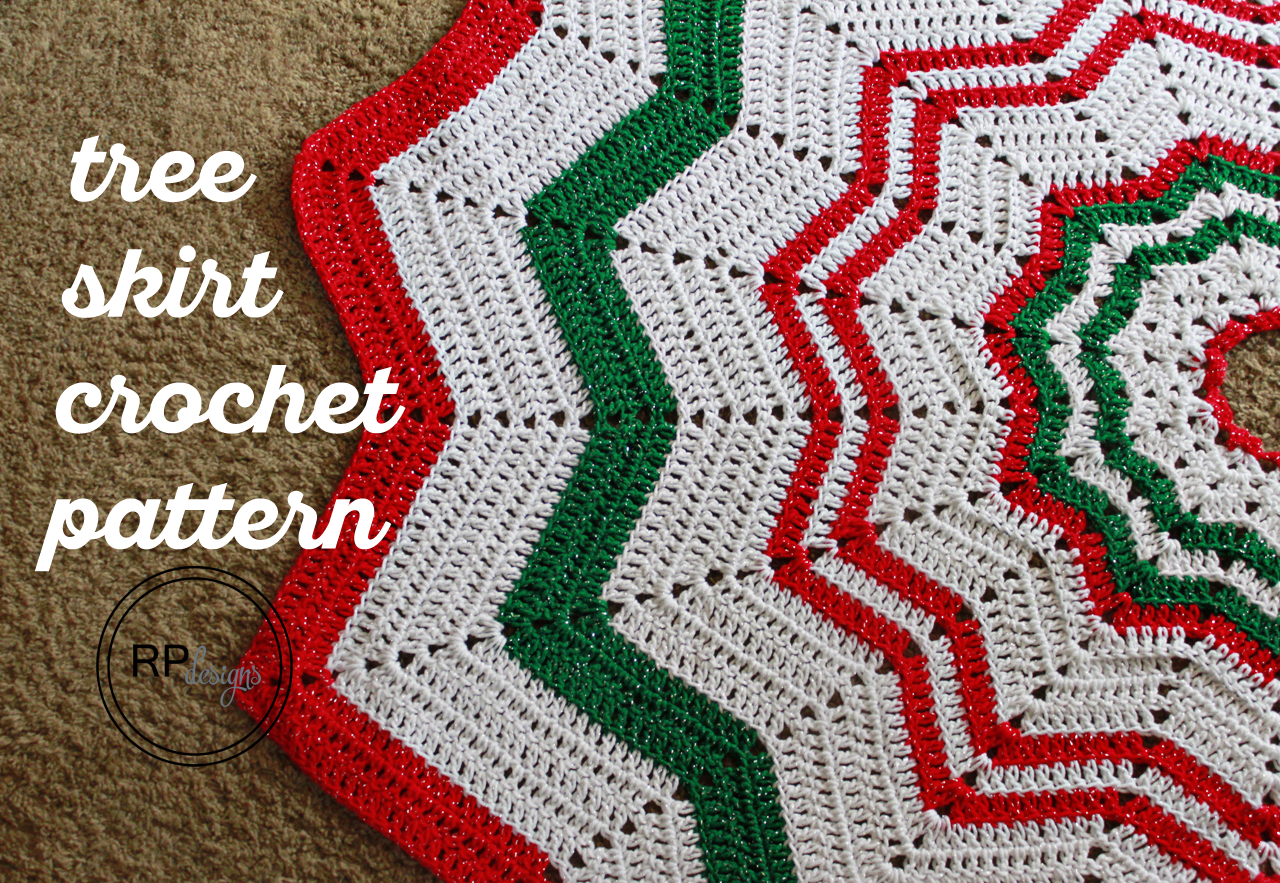 Crochet Tree Skirt Pattern Christmas Tree Skirt Crochet Pattern Free Crochet Patterns