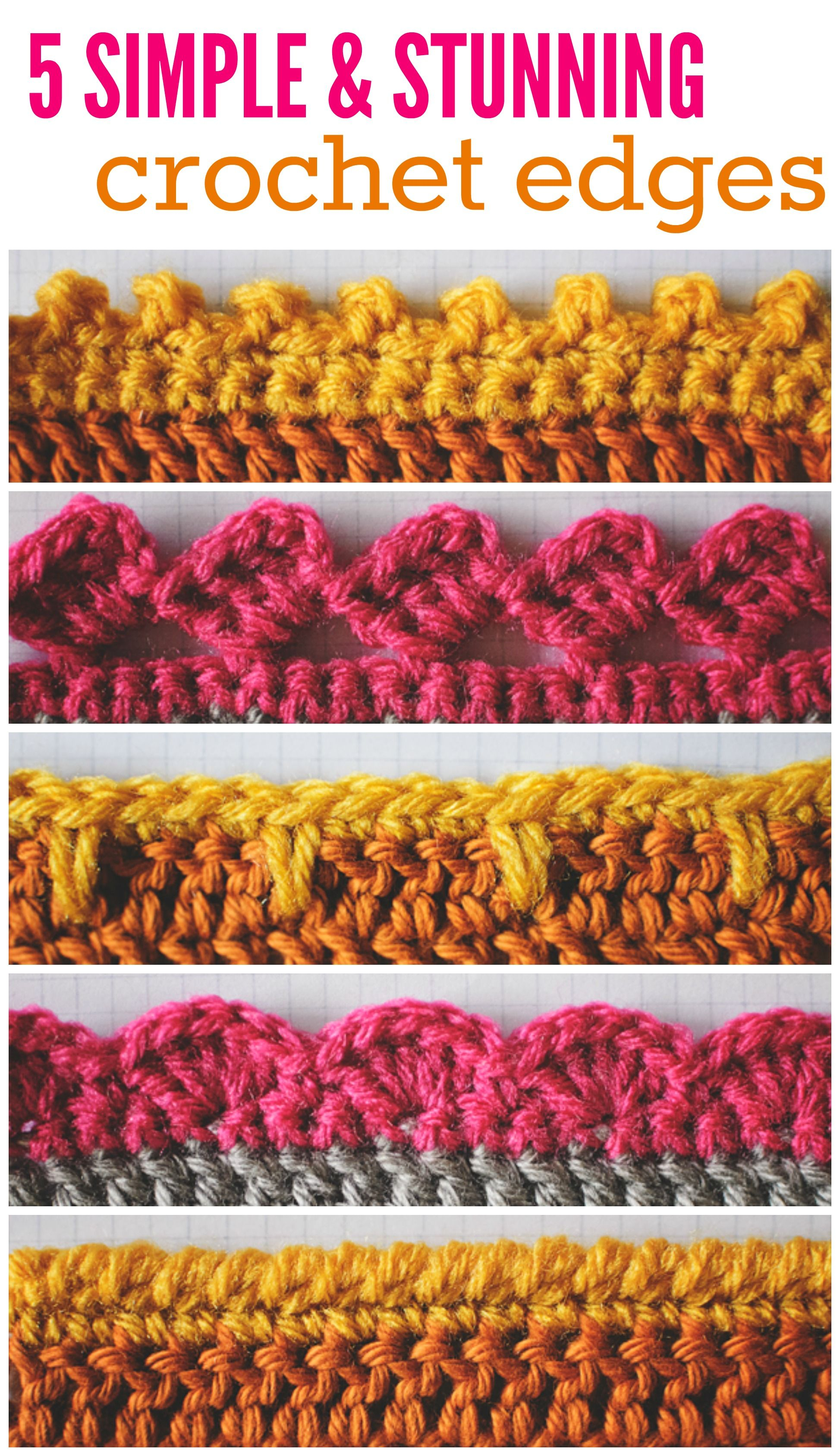 Crochet Trim Patterns 5 Crochet Edges To Have In Your Arsenal We Love Crochet