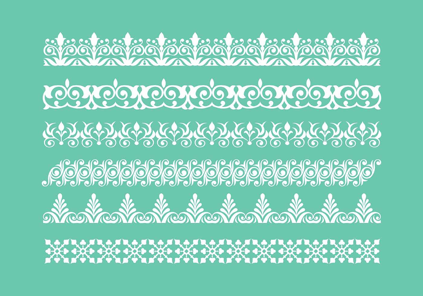 Crochet Trim Patterns Free Lace Trim Icons Vector Download Free Vector Art Stock