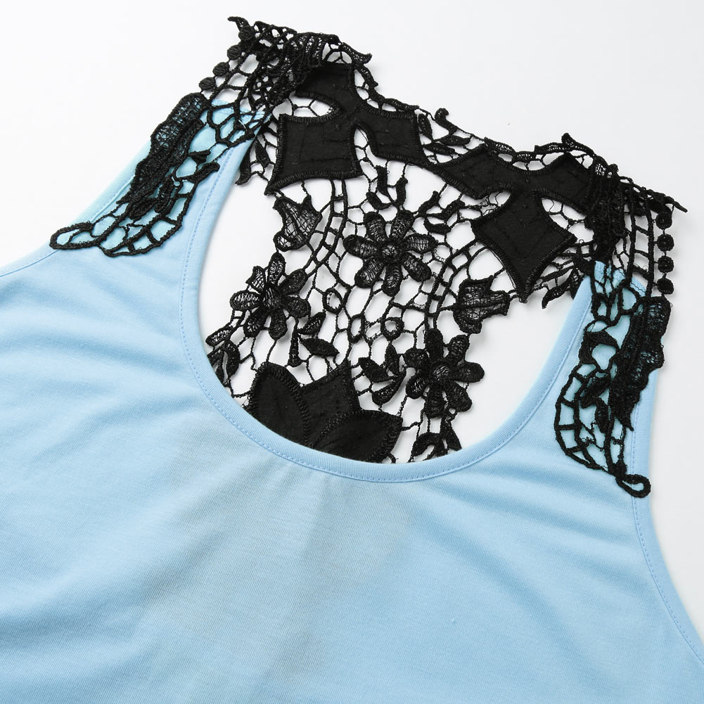 Crochet Vest Top Pattern Clothing Sexy Summer Plus Size Crochet Lace Back Tank Top Kaaum