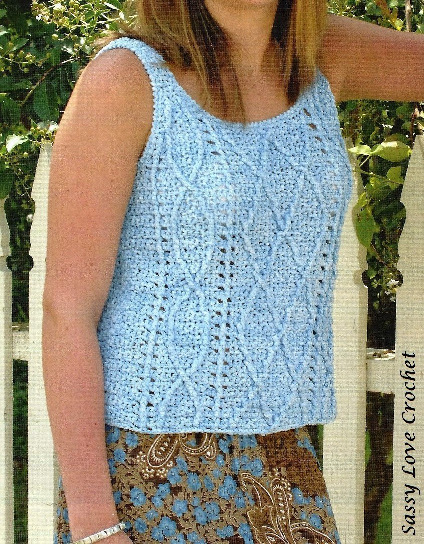 Crochet Vest Top Pattern Crochet Summer Top Pattern Crochet Vest Pattern Womens Etsy