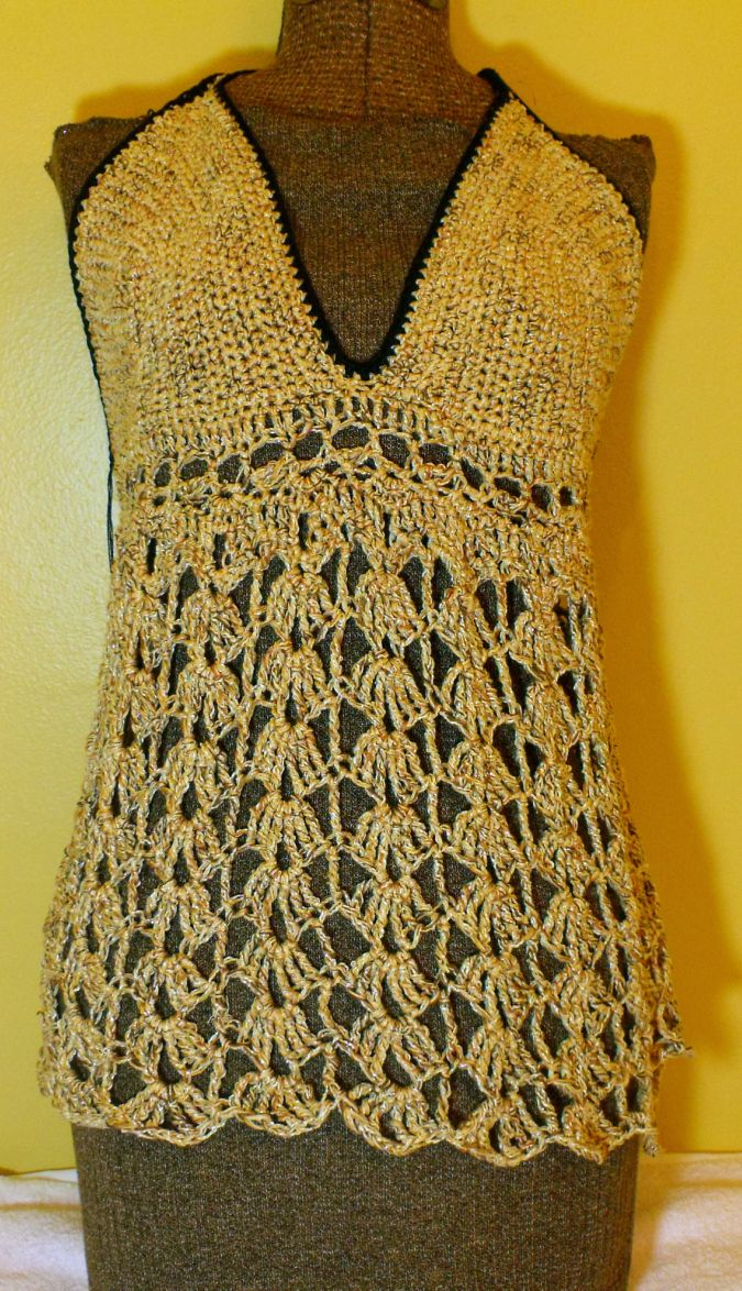 Crochet Vest Top Pattern Fo Crochet Tank Top Design Your Own Custom Yarn Sold The Pound
