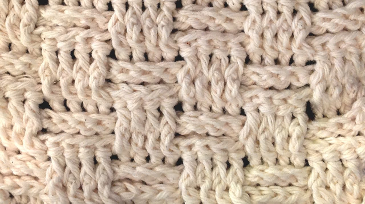 Crochet Weave Blanket Pattern Basket Weave Stitch Crochet How To Youtube