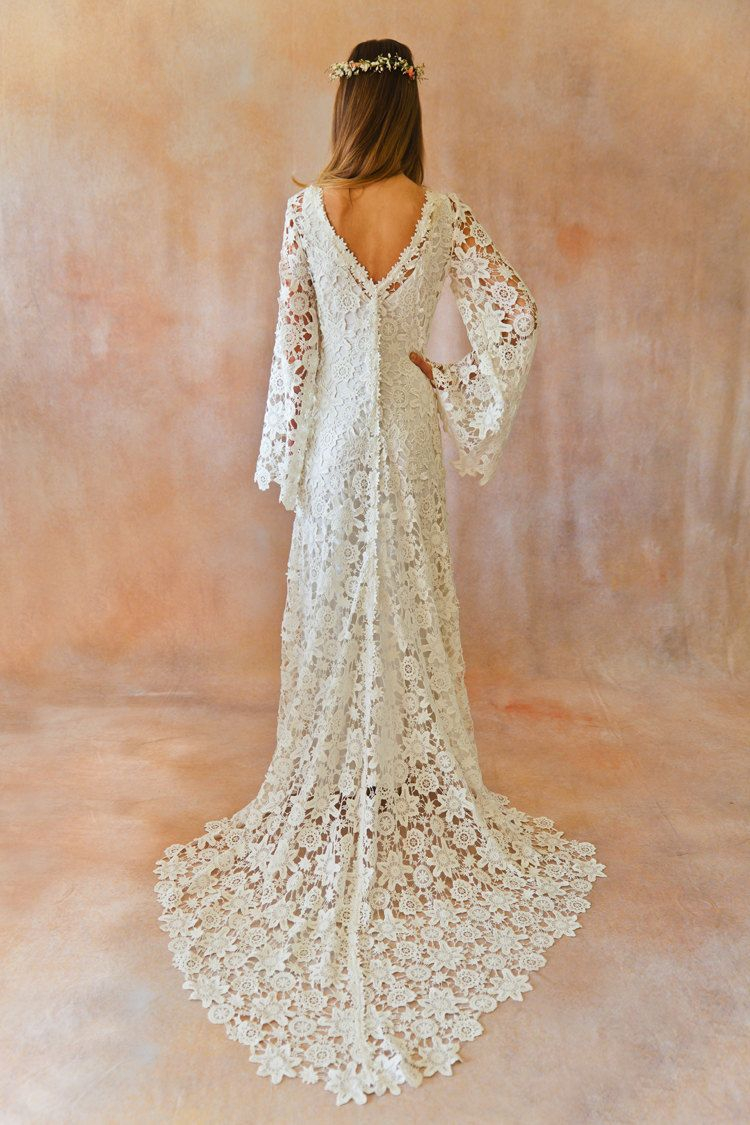Crochet Wedding Dress Patterns Crochet Wedding Gown With Train Pattern Best Of Boho Wedding Dress