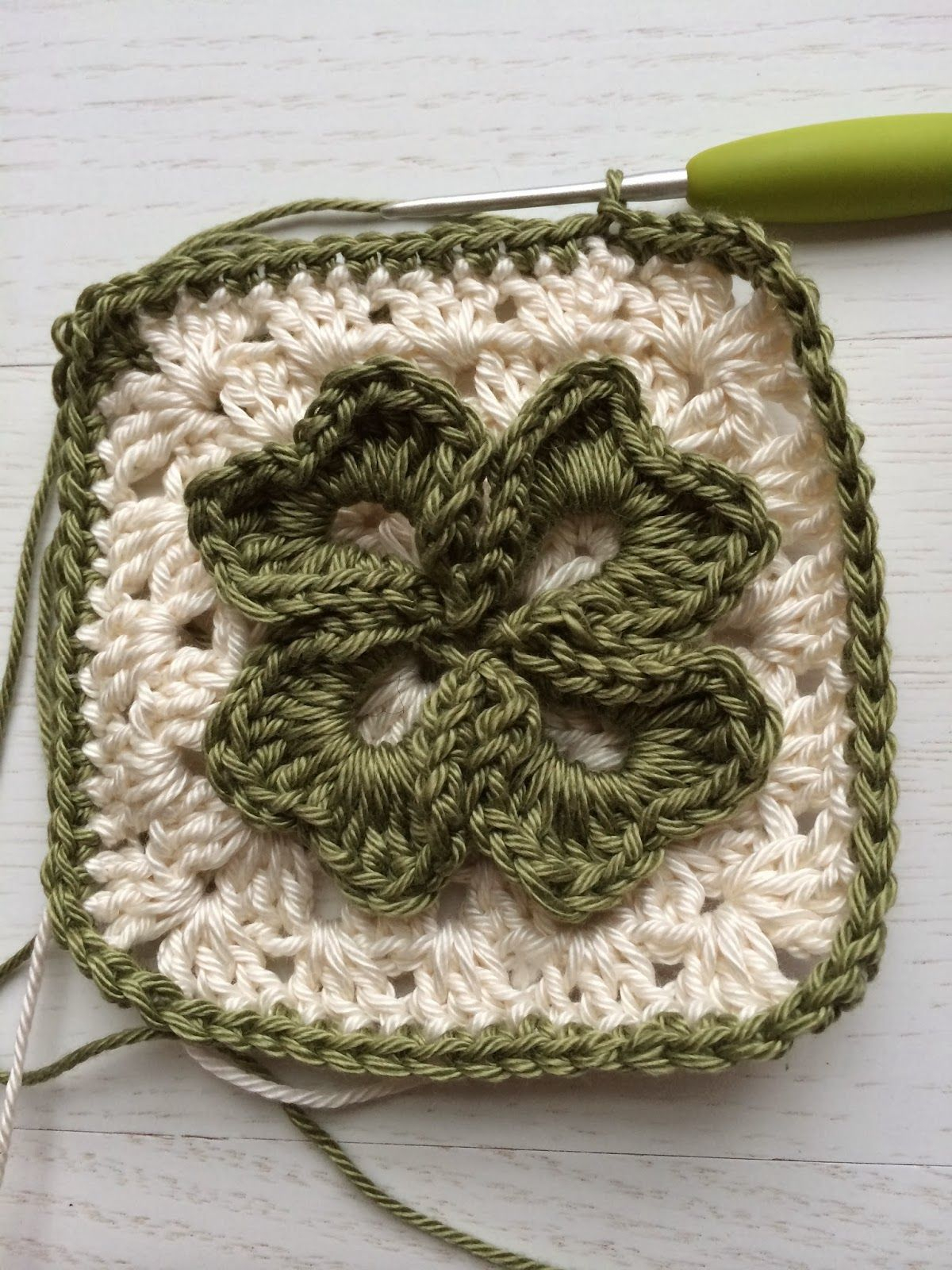 Crochet World Patterns Annoos Crochet World Irish Clover Granny Free Pattern Crochet