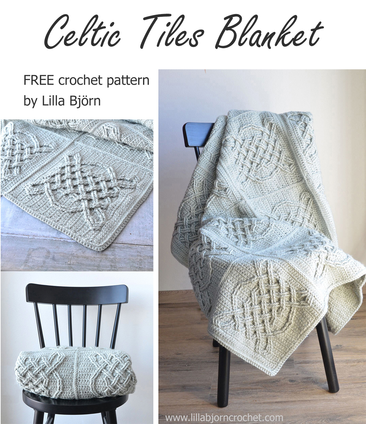 Crochet World Patterns Celtic Tiles Blanket Free Overlay Crochet Pattern Lillabjrns