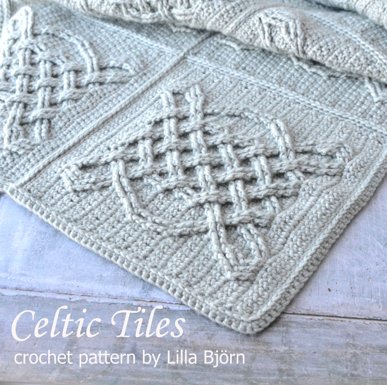 Crochet World Patterns Celtic Tiles Blanket Reveal Lillabjrns Crochet World