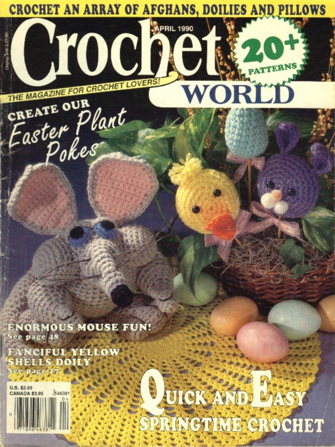 Crochet World Patterns Crochet World April 1990 Maika Sadith Issuu