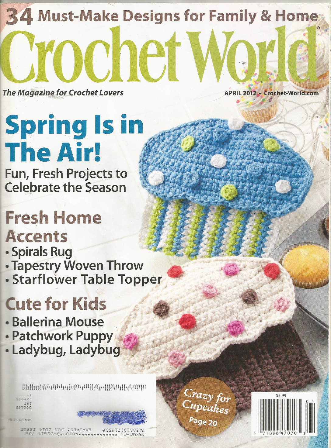 Crochet World Patterns Crochet World Patterns April 2012 For Sale Holidays