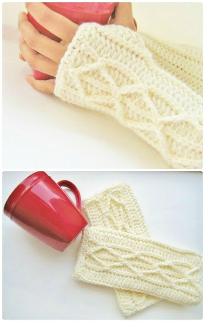 Crochet Wrist Warmers Free Pattern 54 Free Crochet Fingerless Gloves Pattern For Beginners Diy Crafts
