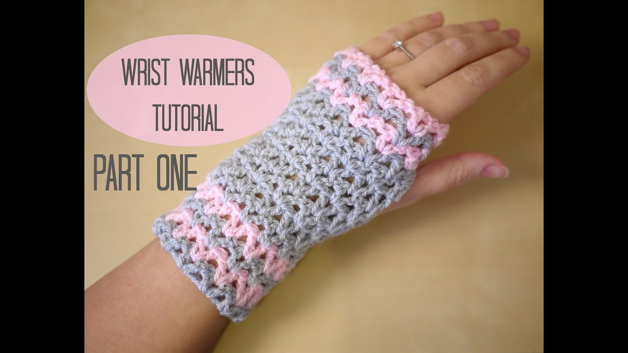 Crochet Wrist Warmers Free Pattern Crochet Wrist Warmers Part One Bella Coco Youtube