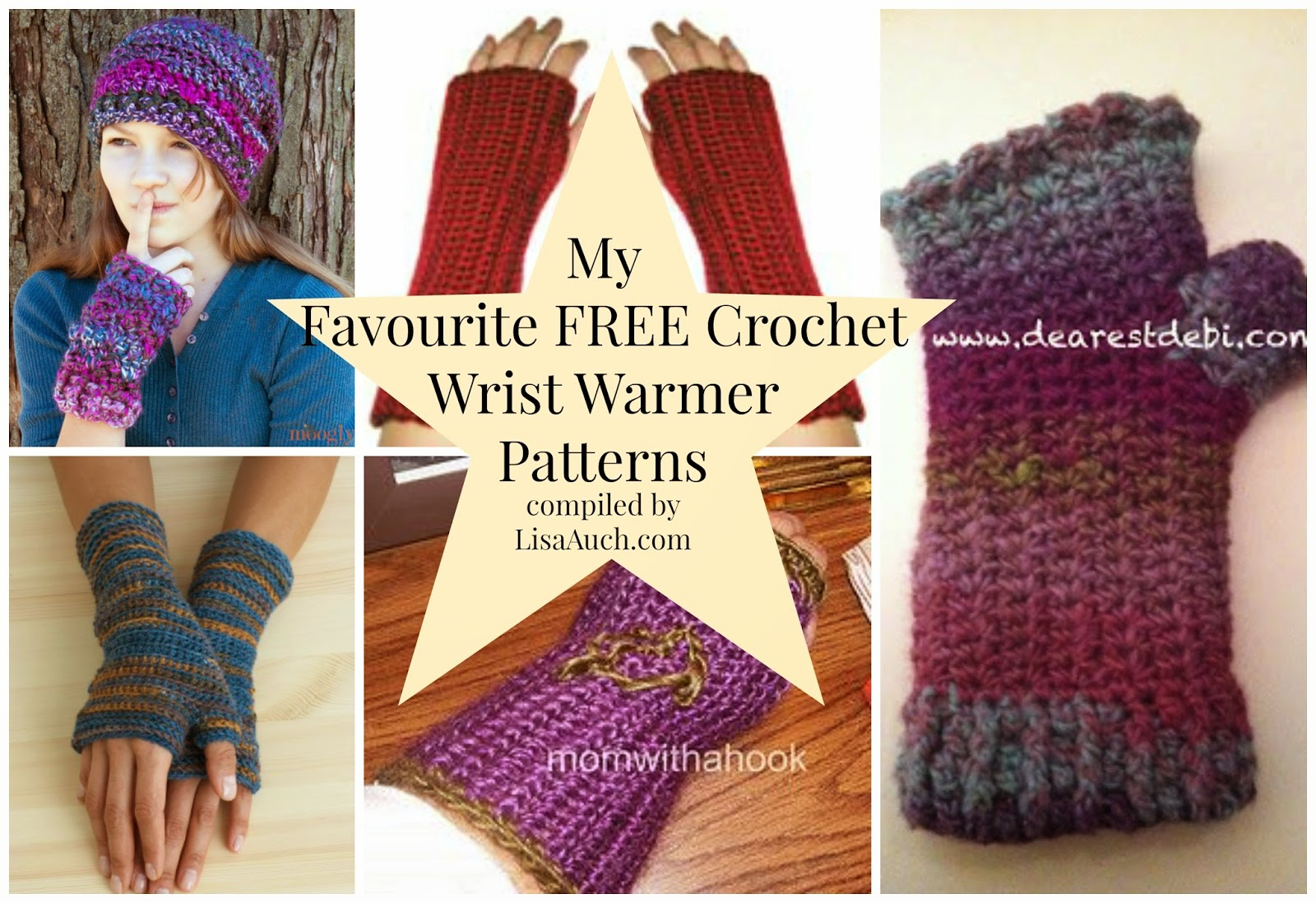 Crochet Wrist Warmers Free Pattern Free Crochet Patterns And Designs Lisaauch Free Crochet Patterns