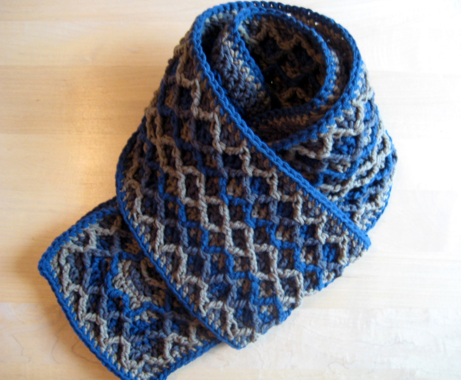 Crochet Zig Zag Pattern Zigzag Scarf Make My Day Creative