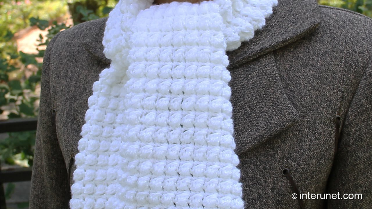 Crocheted Scarf Patterns How To Crochet A Scarf Pattern For Beginners Youtube