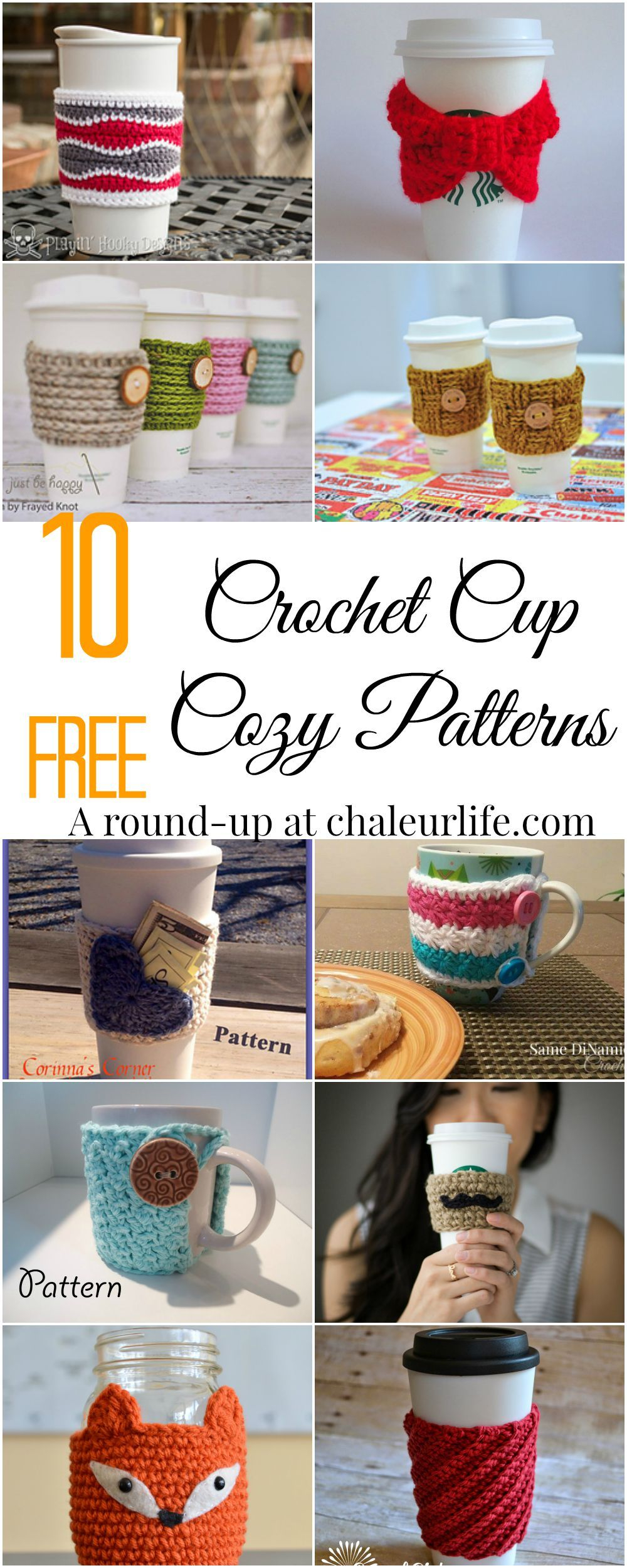Cup Cosy Crochet Pattern 10 Free Crochet Cup Cozy Patterns Perfect For A Quick And Easy Diy