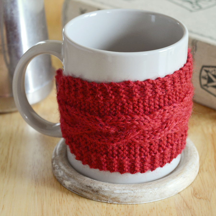 Cup Cosy Crochet Pattern Diy Braided Cable Mug Cosy With Free Pattern