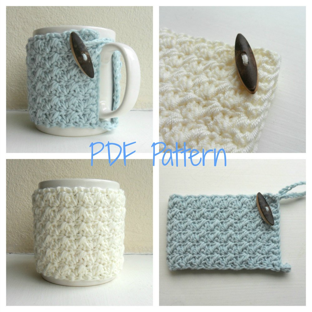 Cup Cosy Crochet Pattern Mug Cozy Crochet Pattern Cup Cozy Mug Hug Pdf From