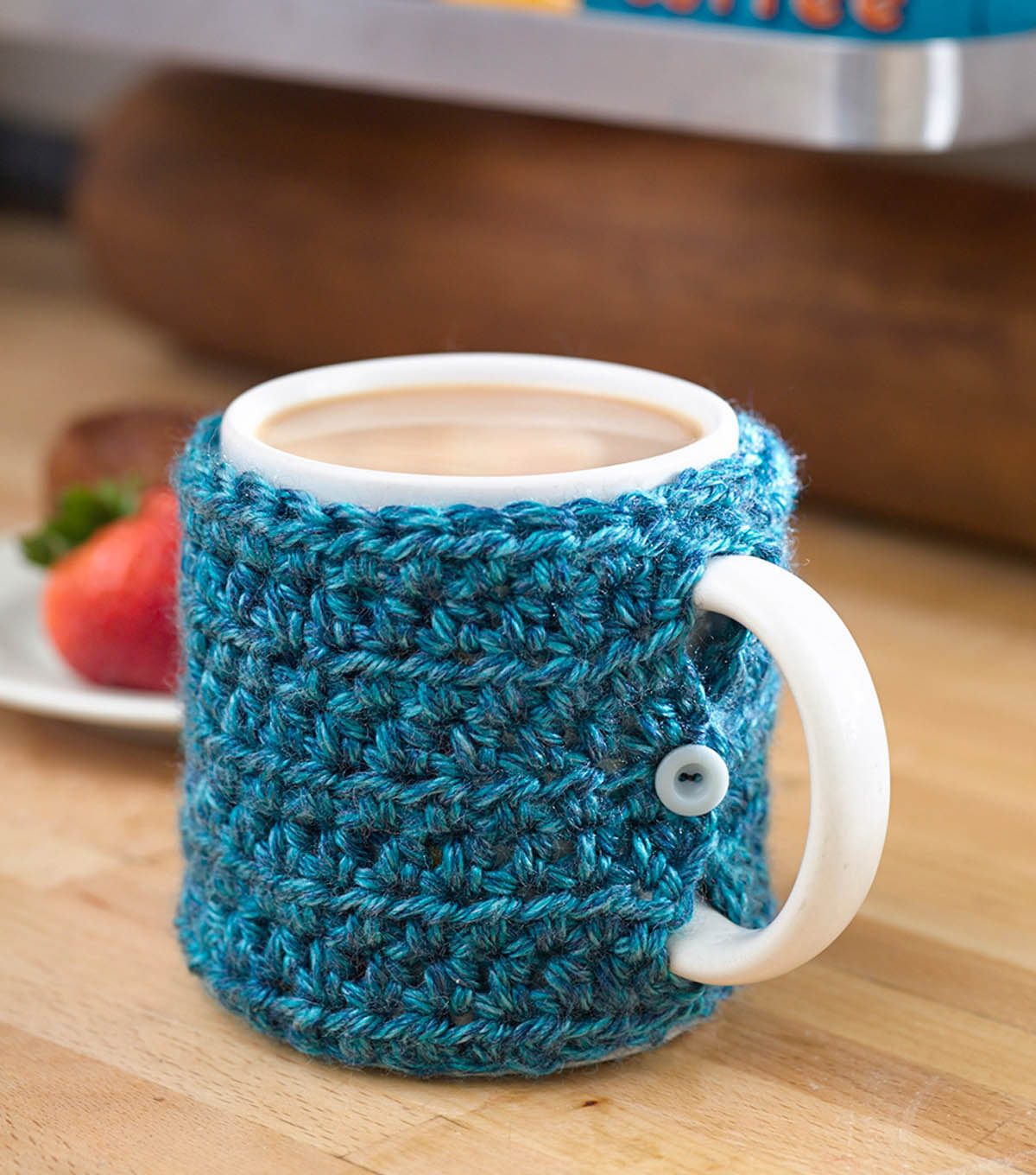Cup Cosy Crochet Pattern One Stitch Mug Cozy Joann