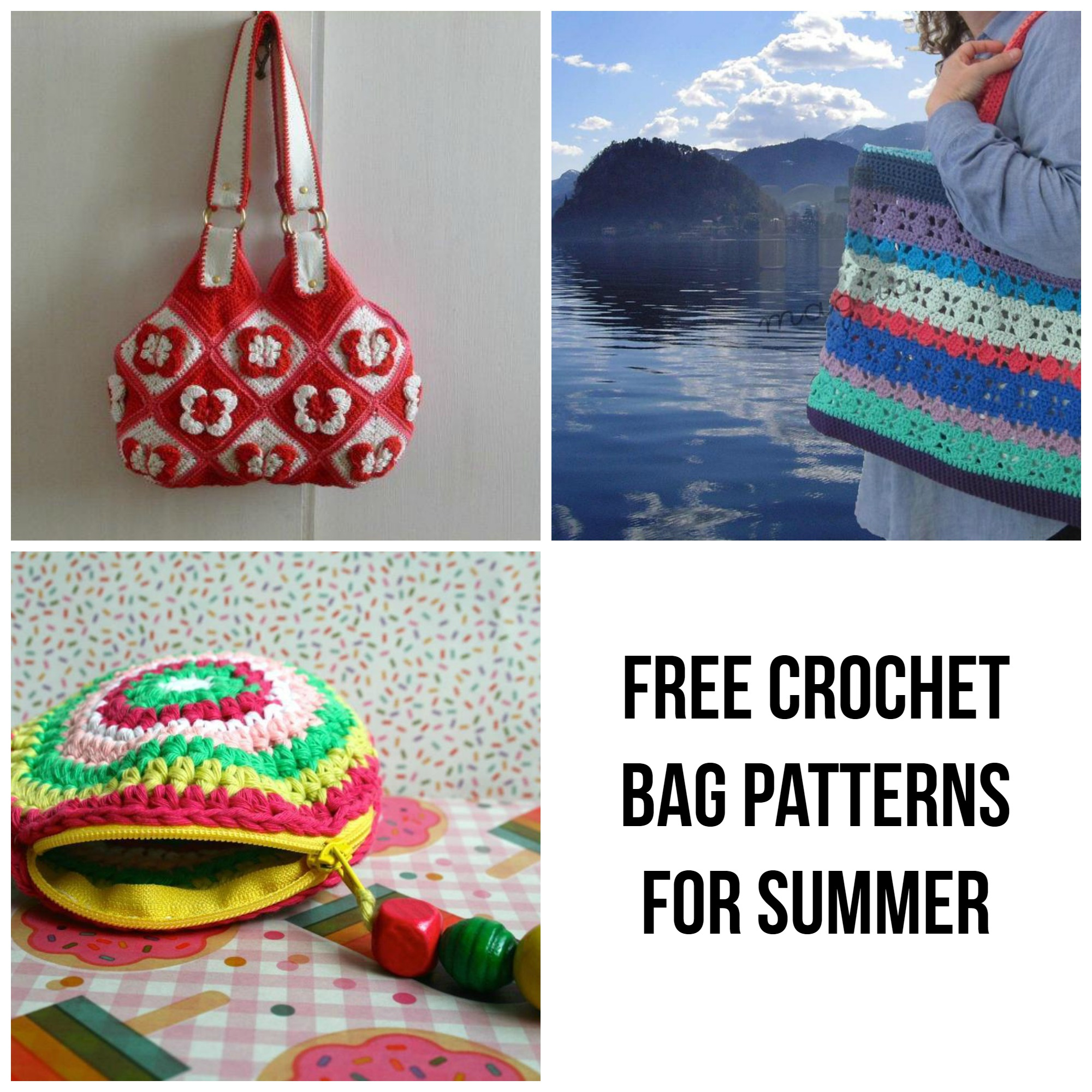 Designer Crochet Bag Patterns 8 Free Crochet Bag Patterns For Summer
