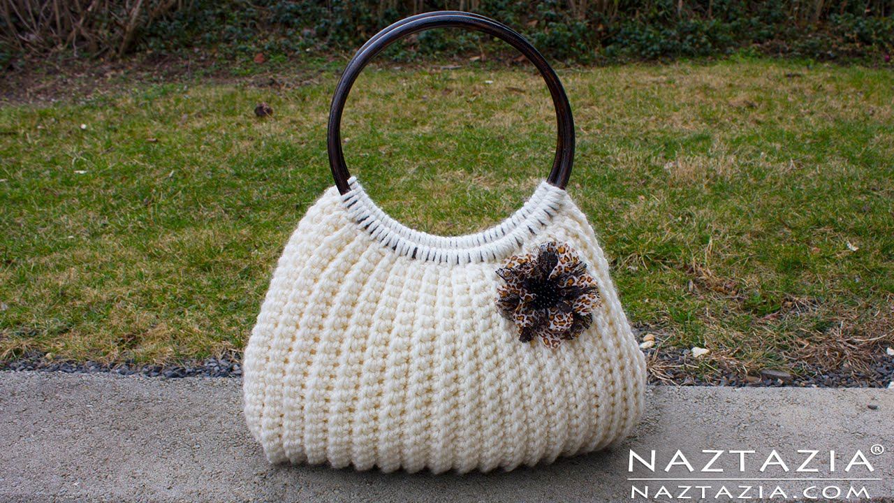 Designer Crochet Bag Patterns Diy Tutorial Easy Crochet Savvy Handbag Purse Tote Croche Bolsa