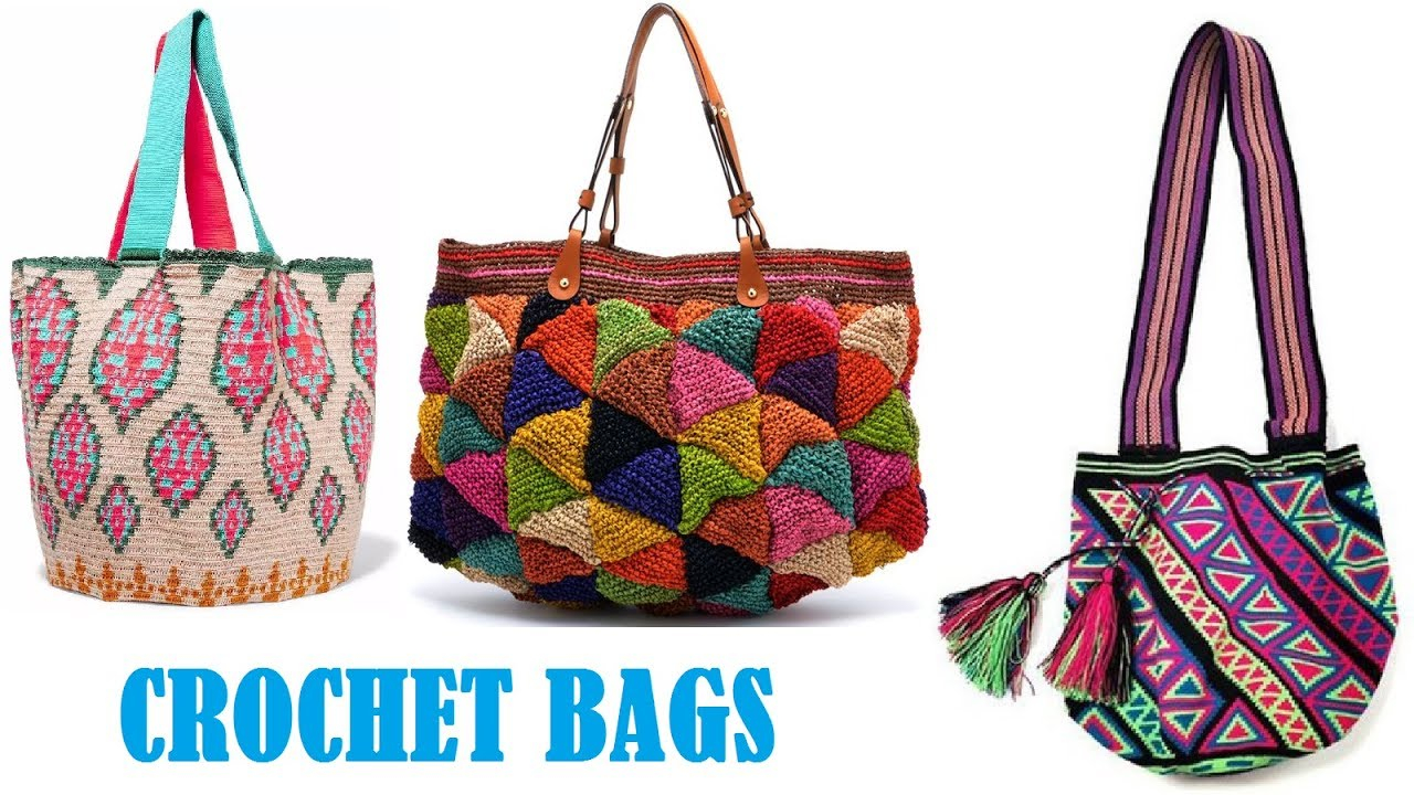 Designer Crochet Bag Patterns Latest Boho Crochet Bags Designer Crochet Bags Woolen Bags For