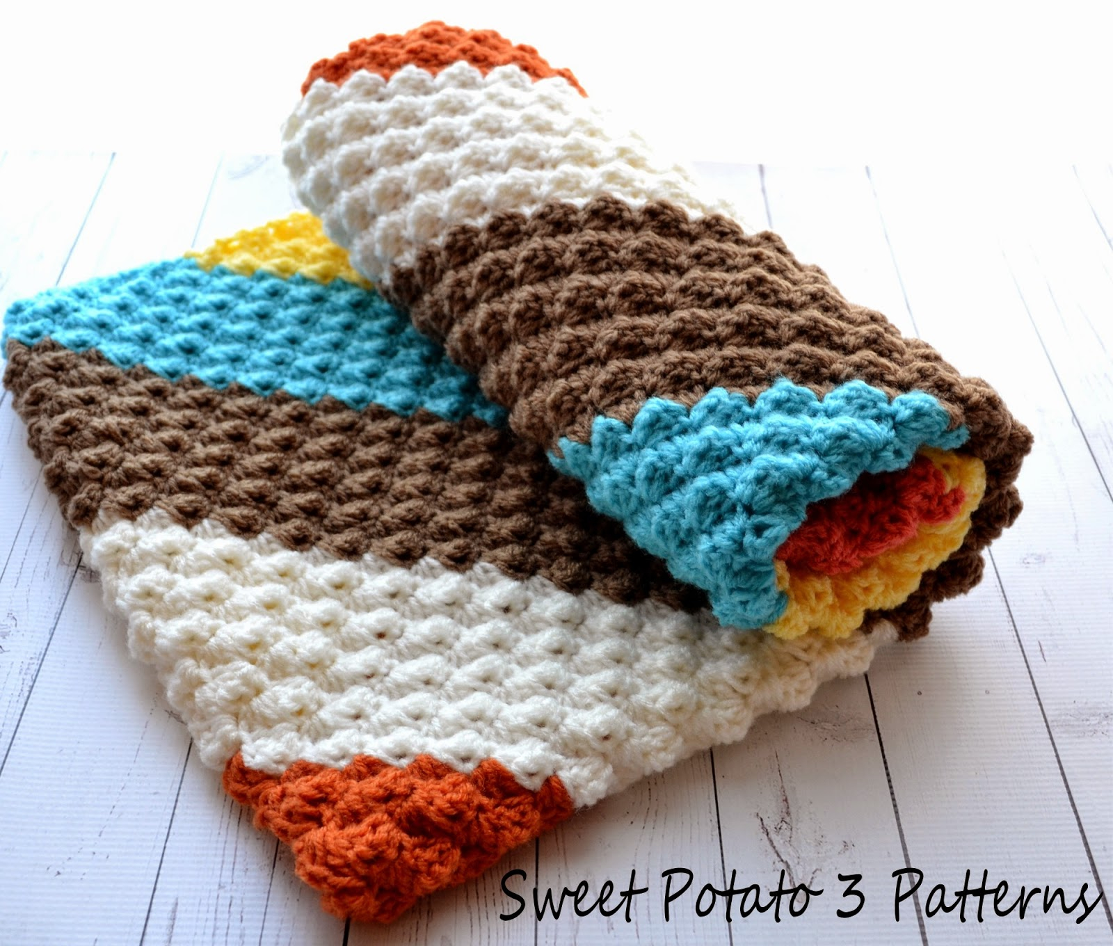 Diagonal Crochet Baby Blanket Pattern Diagonal Delights Ba Blanket Pattern Release Sweet Potato 3