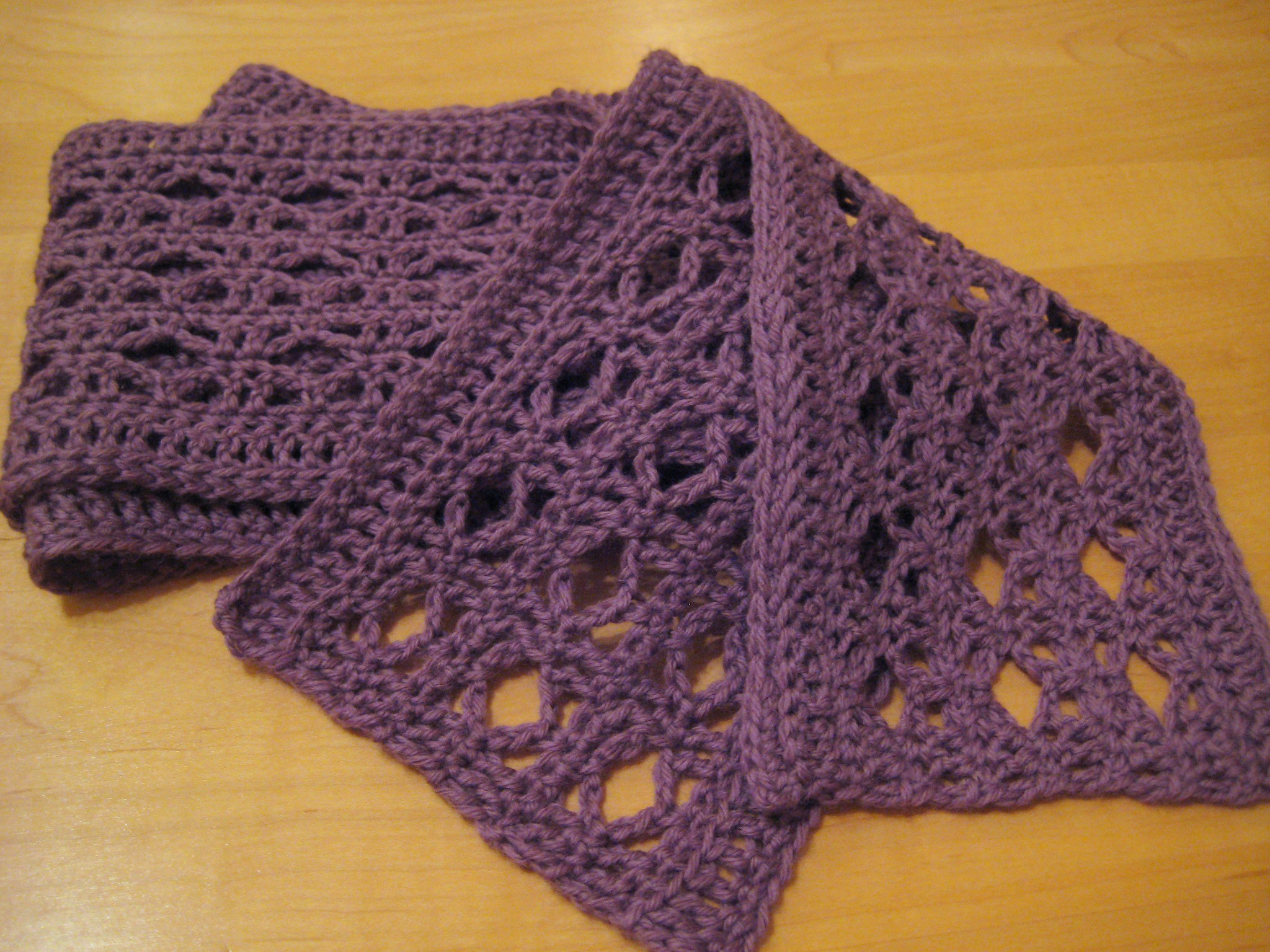 Diamond Crochet Pattern Diamond Scarves Make My Day Creative