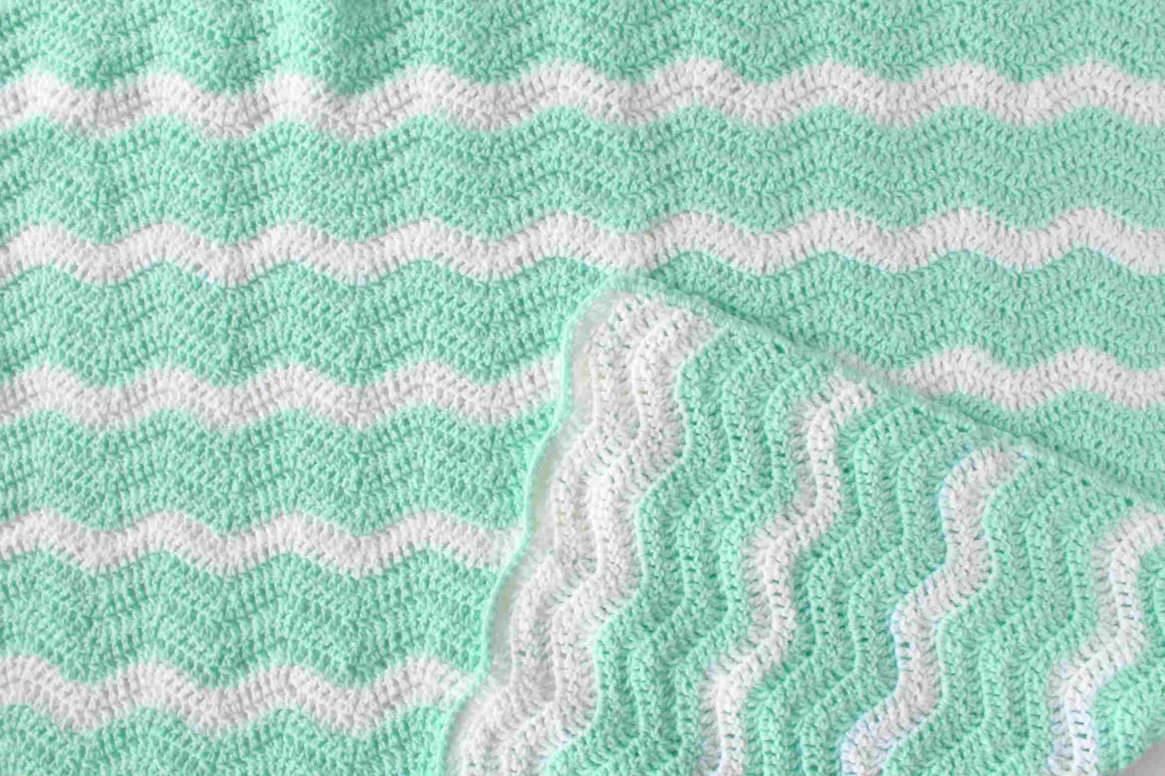 Double Crochet Chevron Pattern 10 Crochet Ripple Afghan Patterns