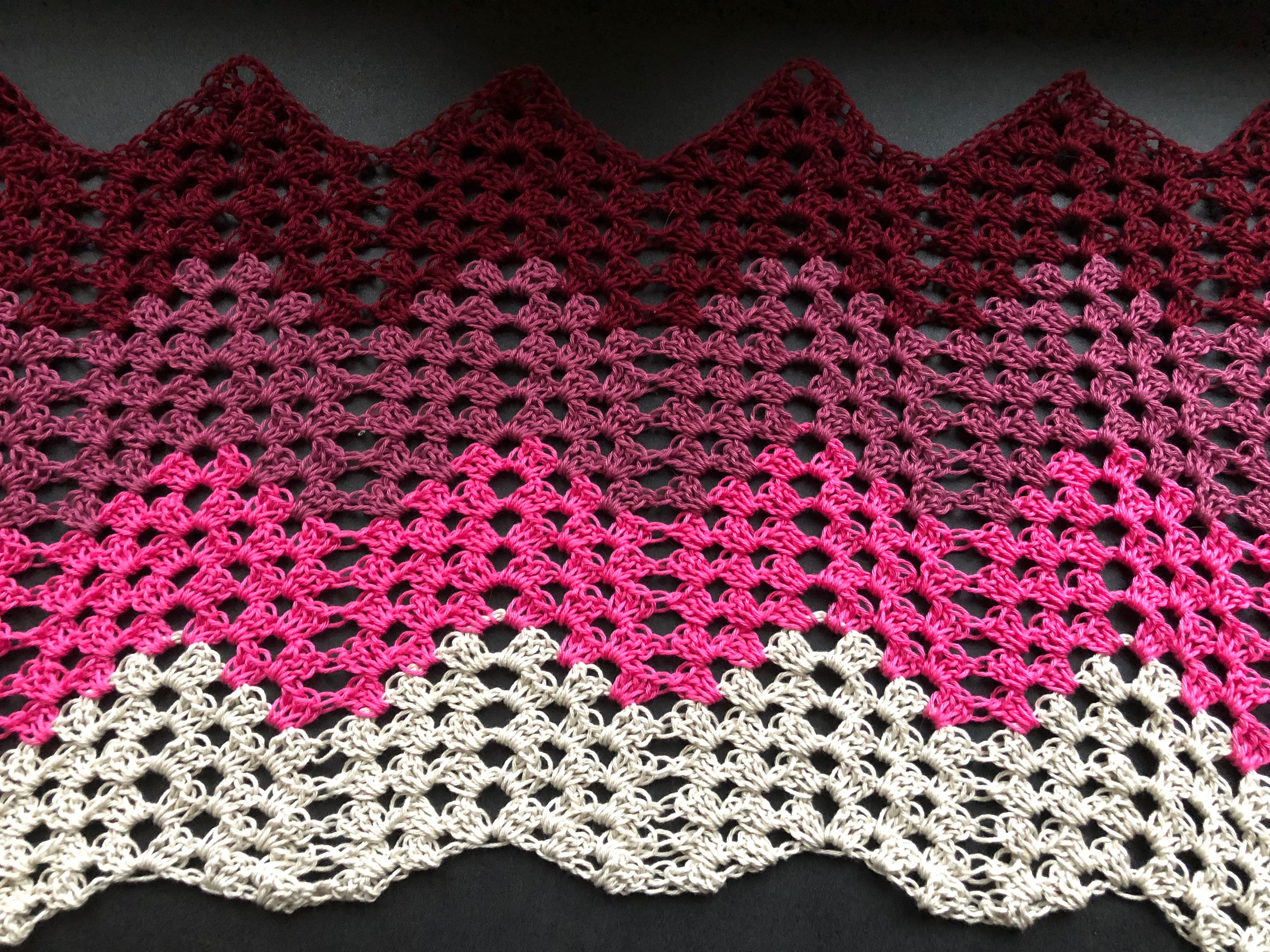 Double Crochet Chevron Pattern How To Crochet The Granny Ripple Stitch Chevron Granny Stitch