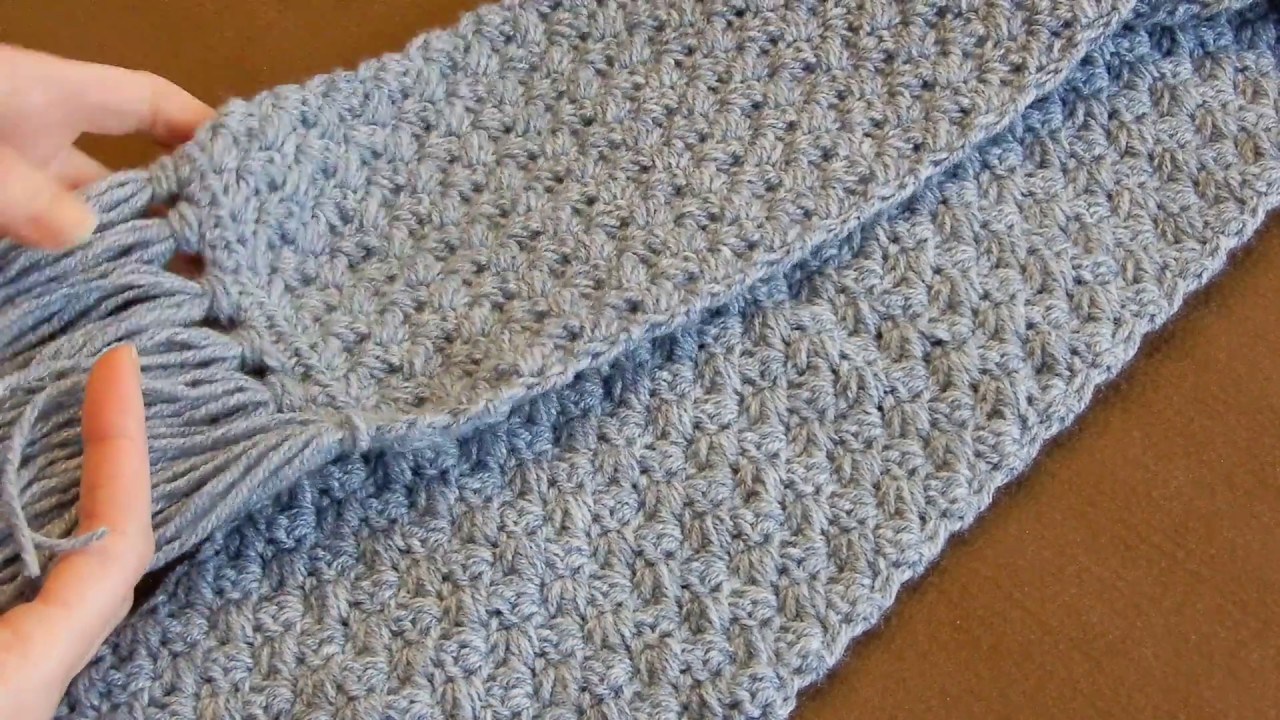Double Crochet Scarf Patterns Crochet Scarf Tutorial 2018 Easy Elegant And Simple Beginner