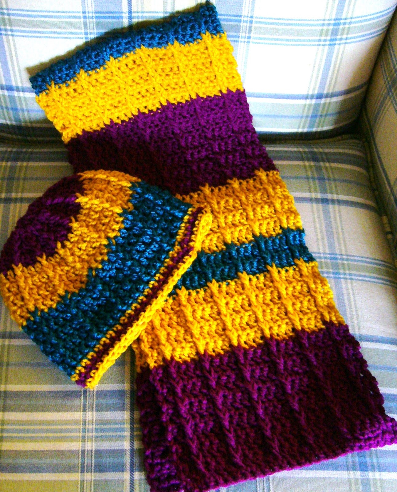 Double Crochet Scarf Patterns Simply Shoeboxes Double Crochet Front Post Crochet Scarf For Occ