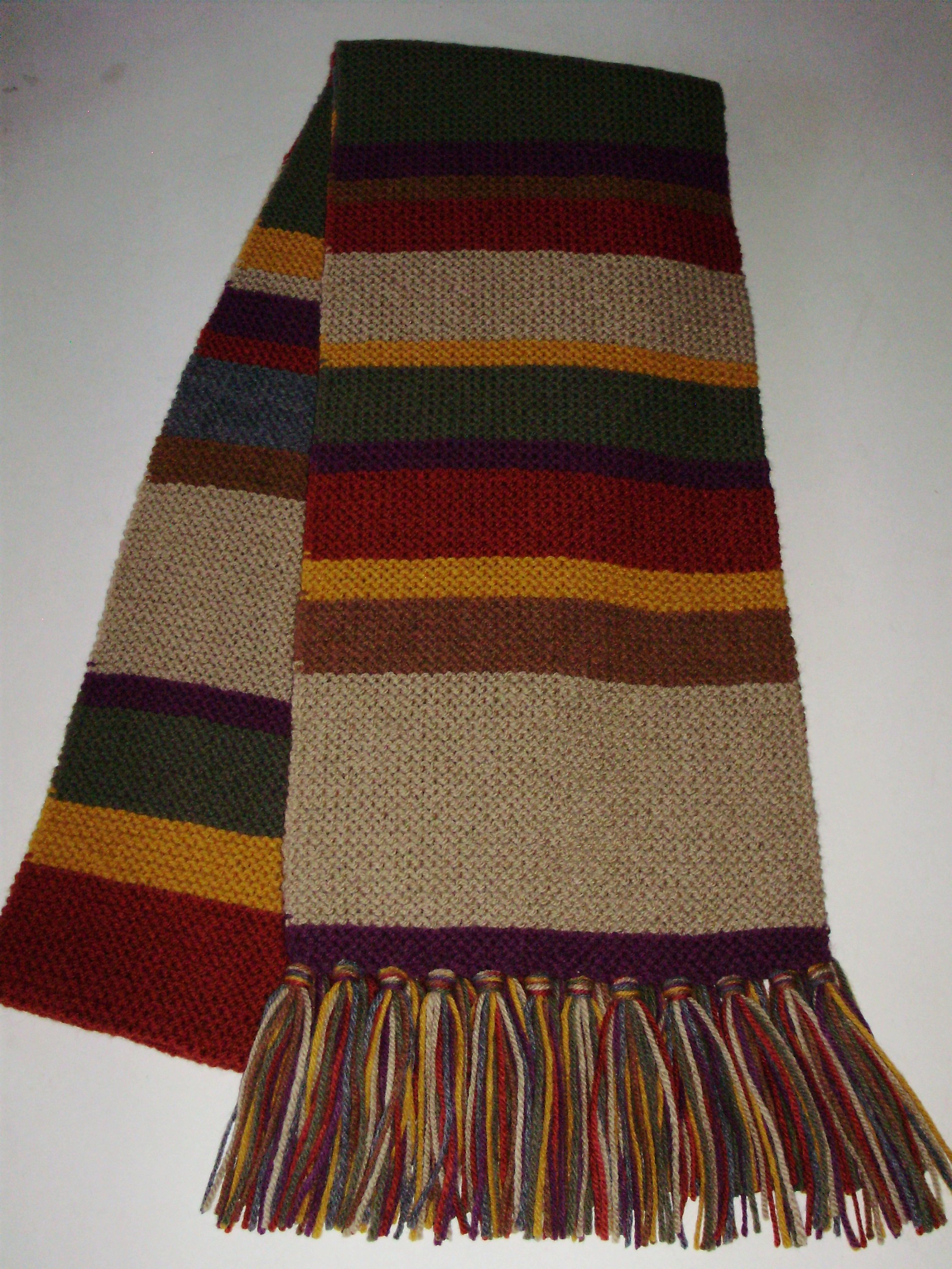 Dr Who Scarf Pattern Crochet Doctor Who Acrylicwool Seasons 12 1617 Style Scarf Garter Etsy