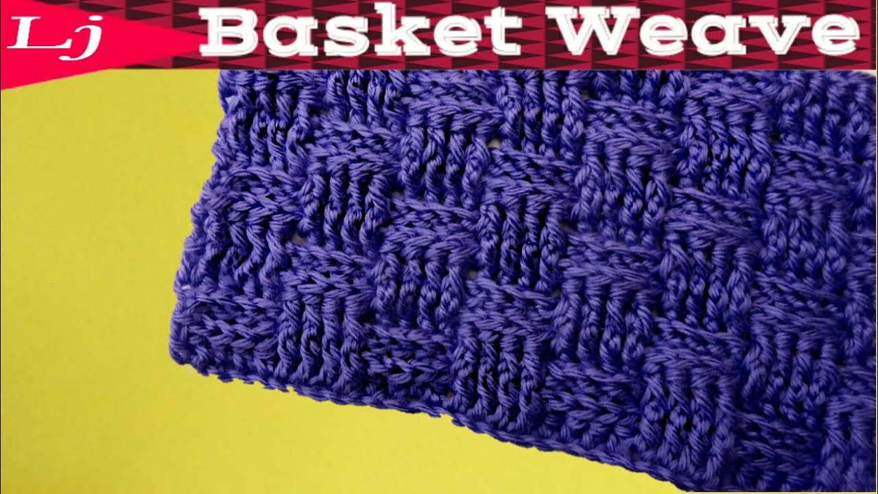 Easy Basket Weave Crochet Pattern Easy Crochet Basket Weave Tutorial Basket Weave Stitch Made Simple