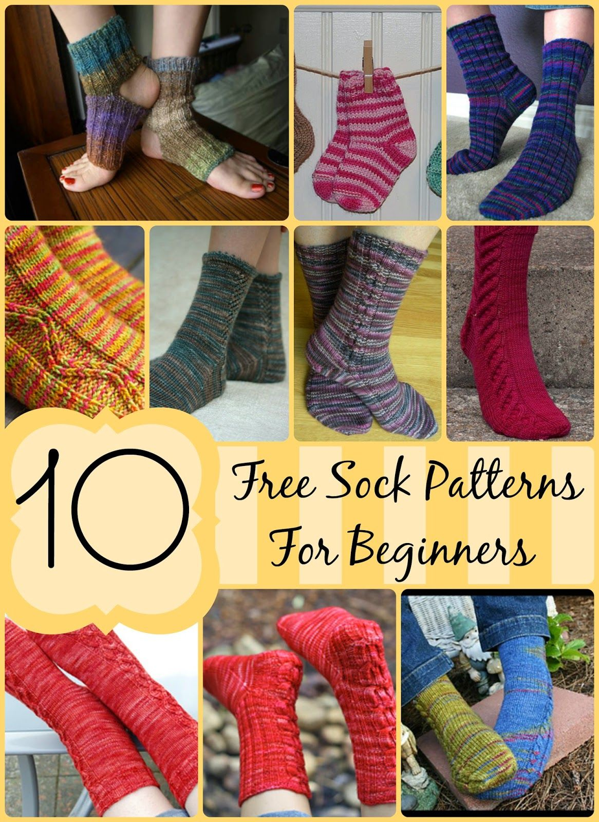 Easy Bed Socks Crochet Pattern 10 Free Sock Patterns For Beginners Easy Patterns To Make Your Way