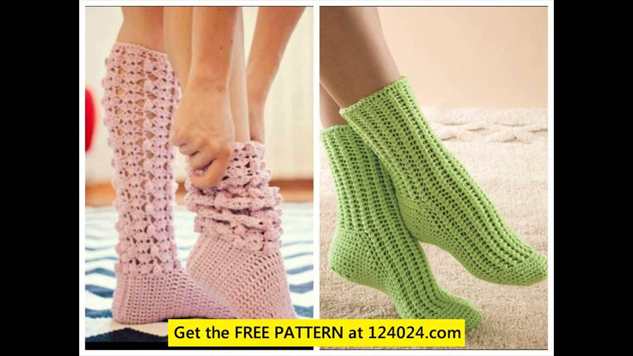 Easy Bed Socks Crochet Pattern Easy Crochet Socks Pattern Youtube