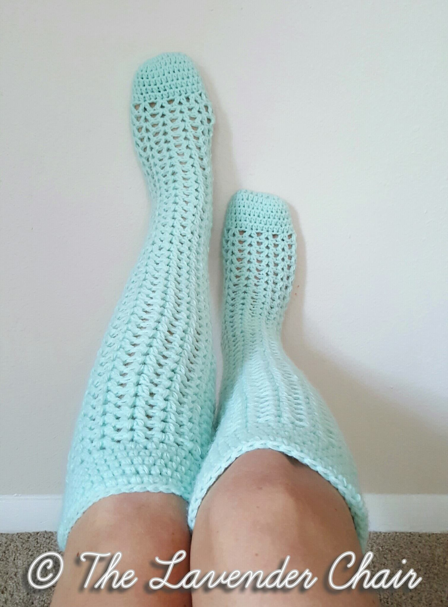 Easy Bed Socks Crochet Pattern Valeries Knee High Socks Crochet Pattern Whoot Best Crochet And