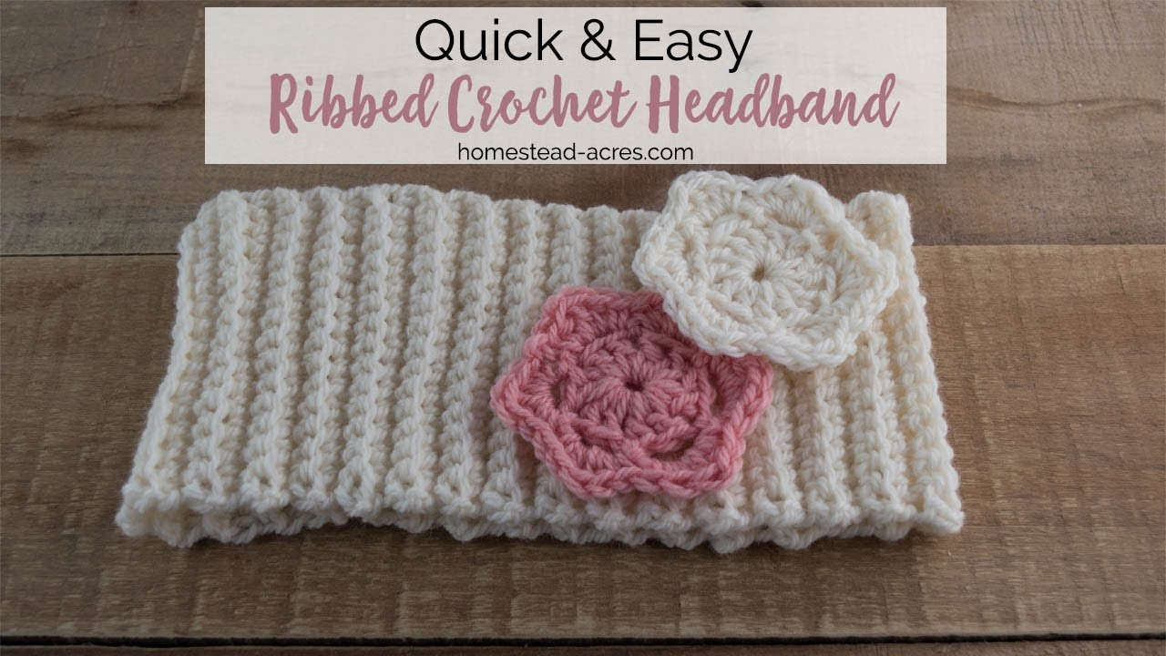Easy Beginner Crochet Patterns Crochet Ribbed Headband Pattern Tutorial Easy Beginner Crochet