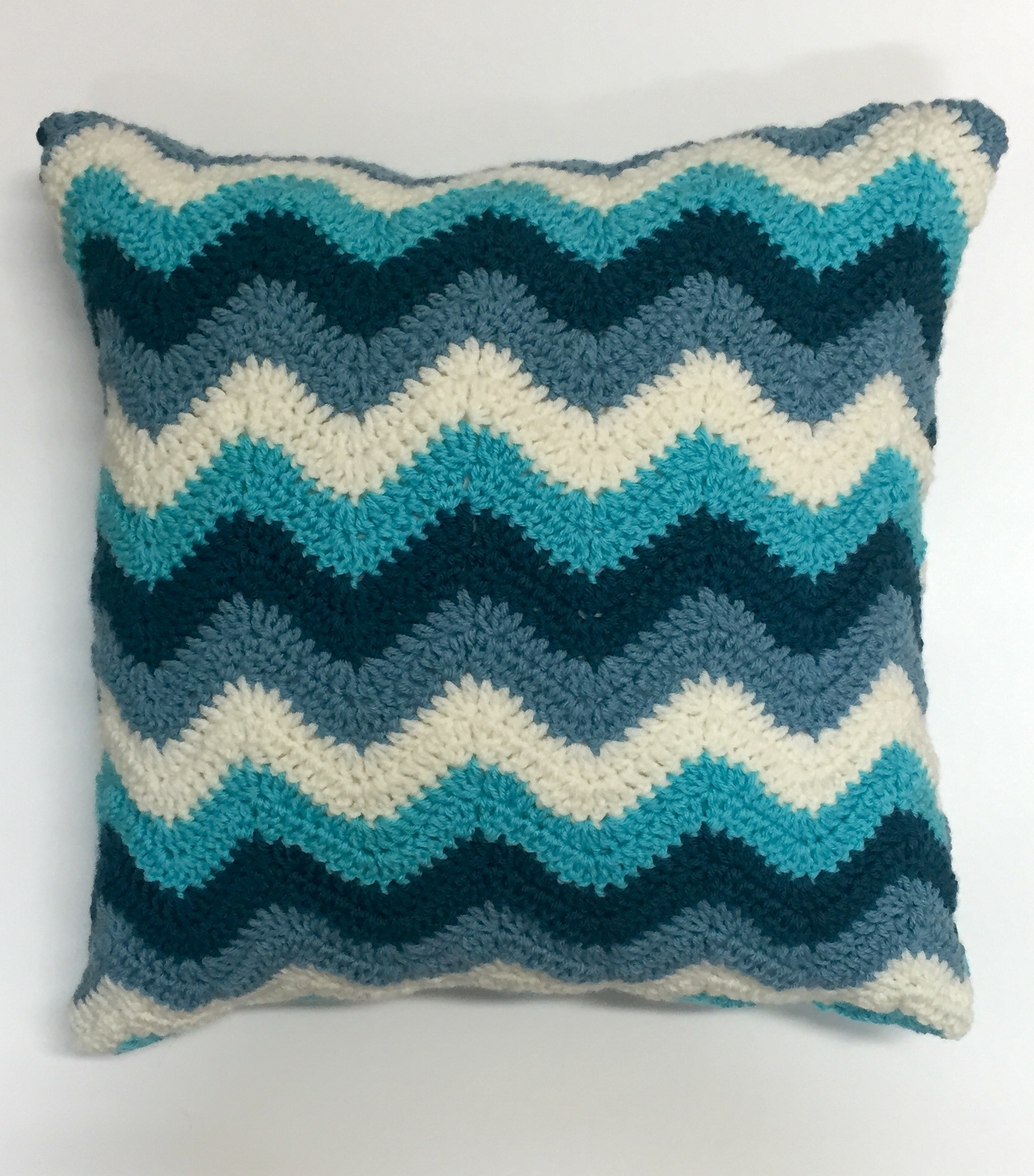 Easy Chevron Crochet Pattern Crochet Patterns Chevron Pillow Cover