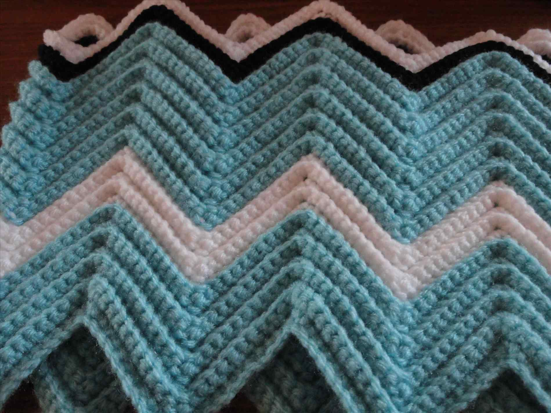 Easy Chevron Crochet Pattern Easy Chevron Crochet Blanket Patterns Inspb