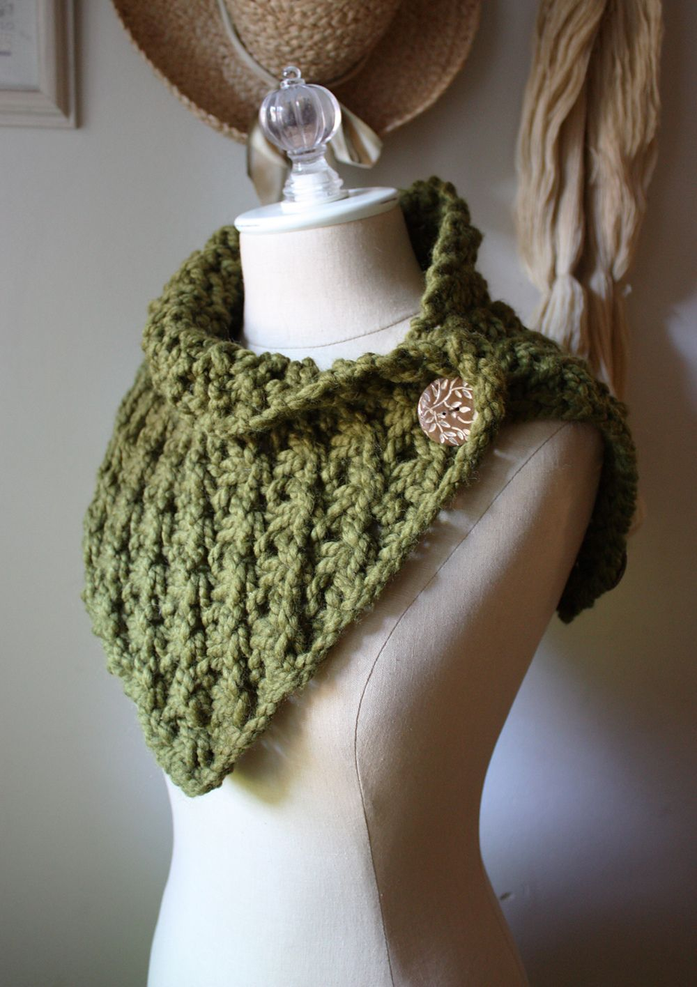 Easy Cowl Neck Scarf Crochet Pattern Asterisque Cowl Shoulder Warmer Pattern Brenda Lavell Crochet